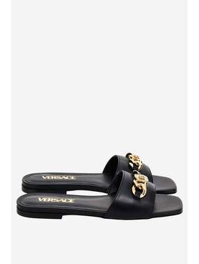 Versace Icon Chain Flat Sandal(PLEASE REQUEST YOUR SIZE BEFORE PURCHASING)